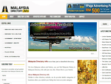 Tablet Screenshot of malaysiadirectory.info